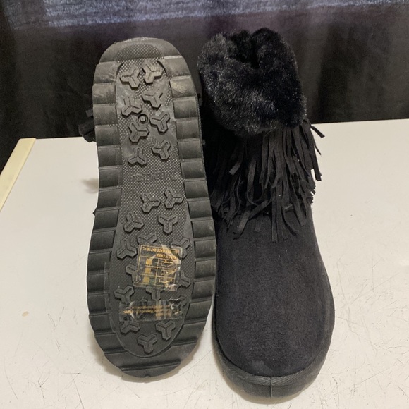 New Mudd black boots with fur size 8.5 - Picture 12 of 12
